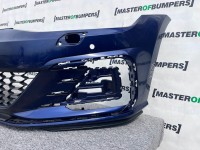 VW Golf Gte Mk7 Lifting 2017-2019 Front Bumper 4 Pdc +jets Genuine [v287]