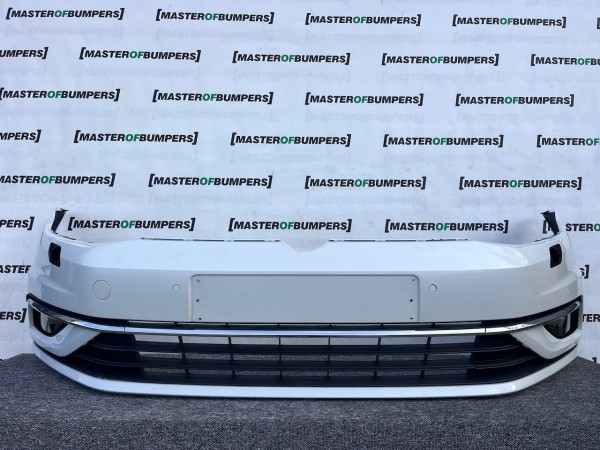 VW Golf Style Mk7.5 Lift Hatch 2017-2019 Front Bumper 4 Pdc Jets Genuine [v419]