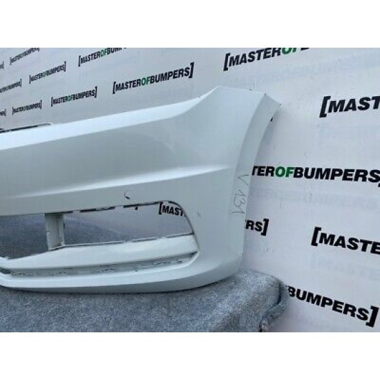 VW Touran Mk2 5t 2015-2020 Front Bumper In White Genuine [v131]