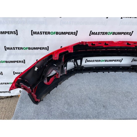 VW Cross Polo 2009-2013 Front Bumper Red With Lip Skirt Genuine [v524]