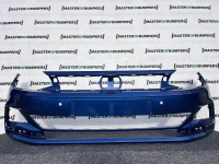 VW Polo Bluemotion Hatchback 2017-2021 Front Bumper 4 Pdc Genuine [v496]