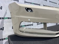 VW Touran Mk3 5t Mpv 2015-2020 Front Bumper Blue 6 Pdc + Jets Genuine [v549]