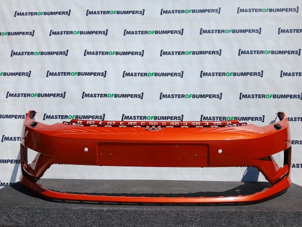 VW Golf Sv Sportsvan 2014-2017 Front Bumper 4 Pdc + Jets Genuine [v567]