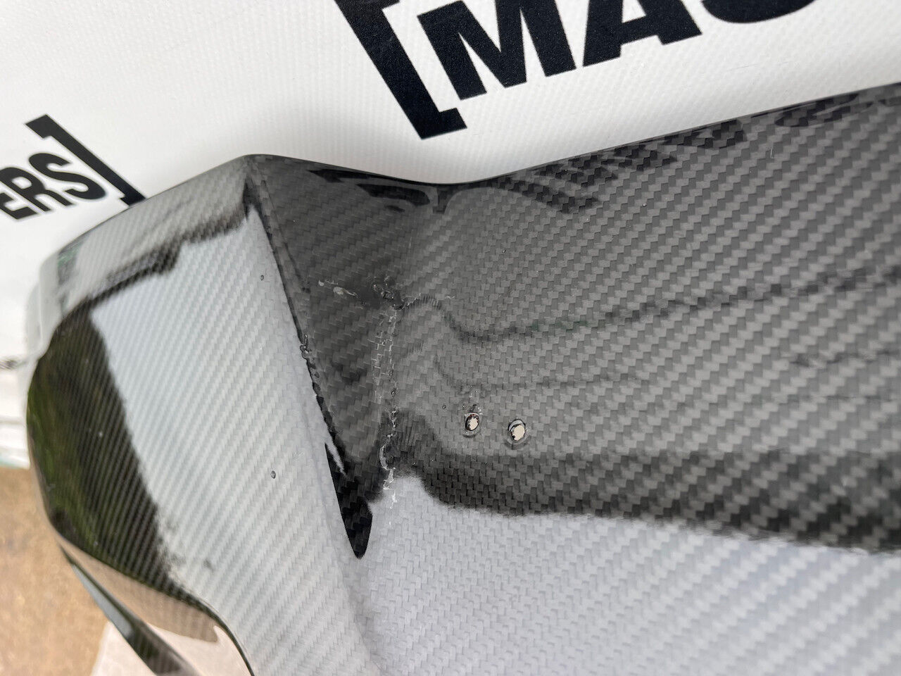 Aston Martin Vantage V8 V12 2012-2017 Rear Bumper Carbon Diffuser Genuine [p973]