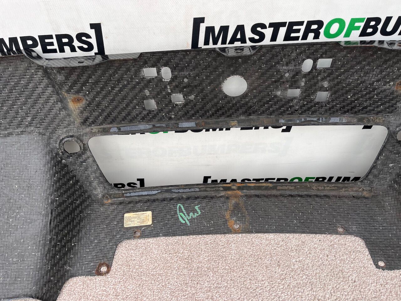 Aston Martin Vantage V8 V12 2012-2017 Rear Bumper Carbon Diffuser Genuine [p973]