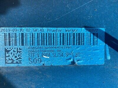 Audi A4 S Line S4 B9 2019-on Front Bumper In Blue With Lip Genuine [a399]