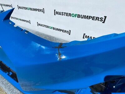 Audi A4 S Line S4 B9 2019-on Front Bumper In Blue With Lip Genuine [a399]