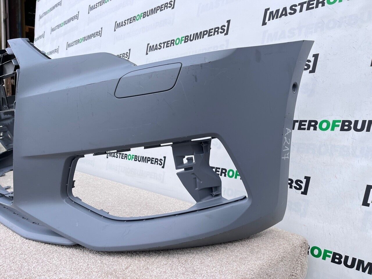 Audi A6 Se C8 Avant Saloon 2019-on Front Bumper In Primer 6 Pdc Genuine [a217]