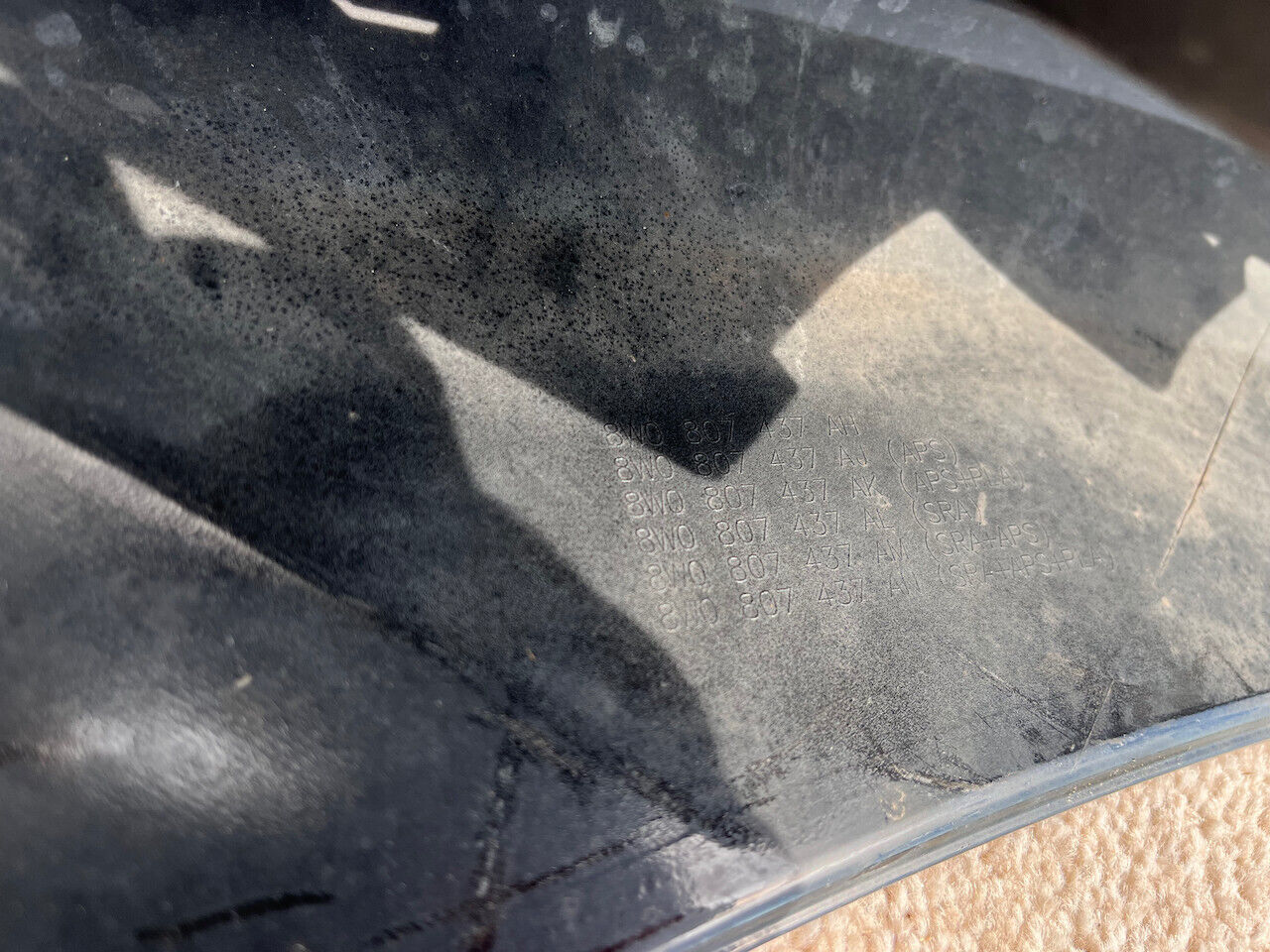 Audi A4 Se Sport Edition B9 Lift 2019-on Front Bumper Black Genuine [a343]