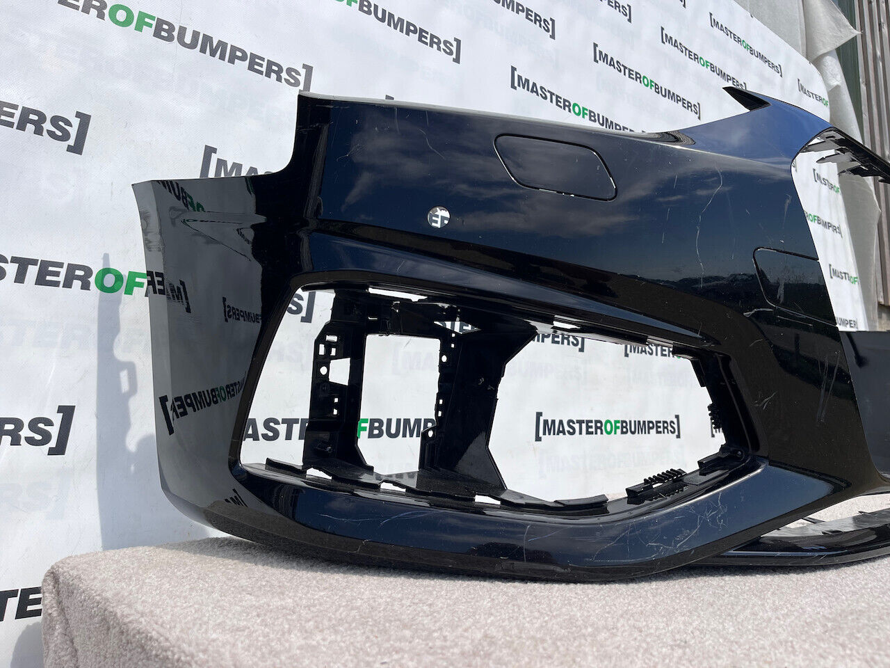 Audi A4 Se Sport Edition B9 Lift 2019-on Front Bumper Black Genuine [a343]