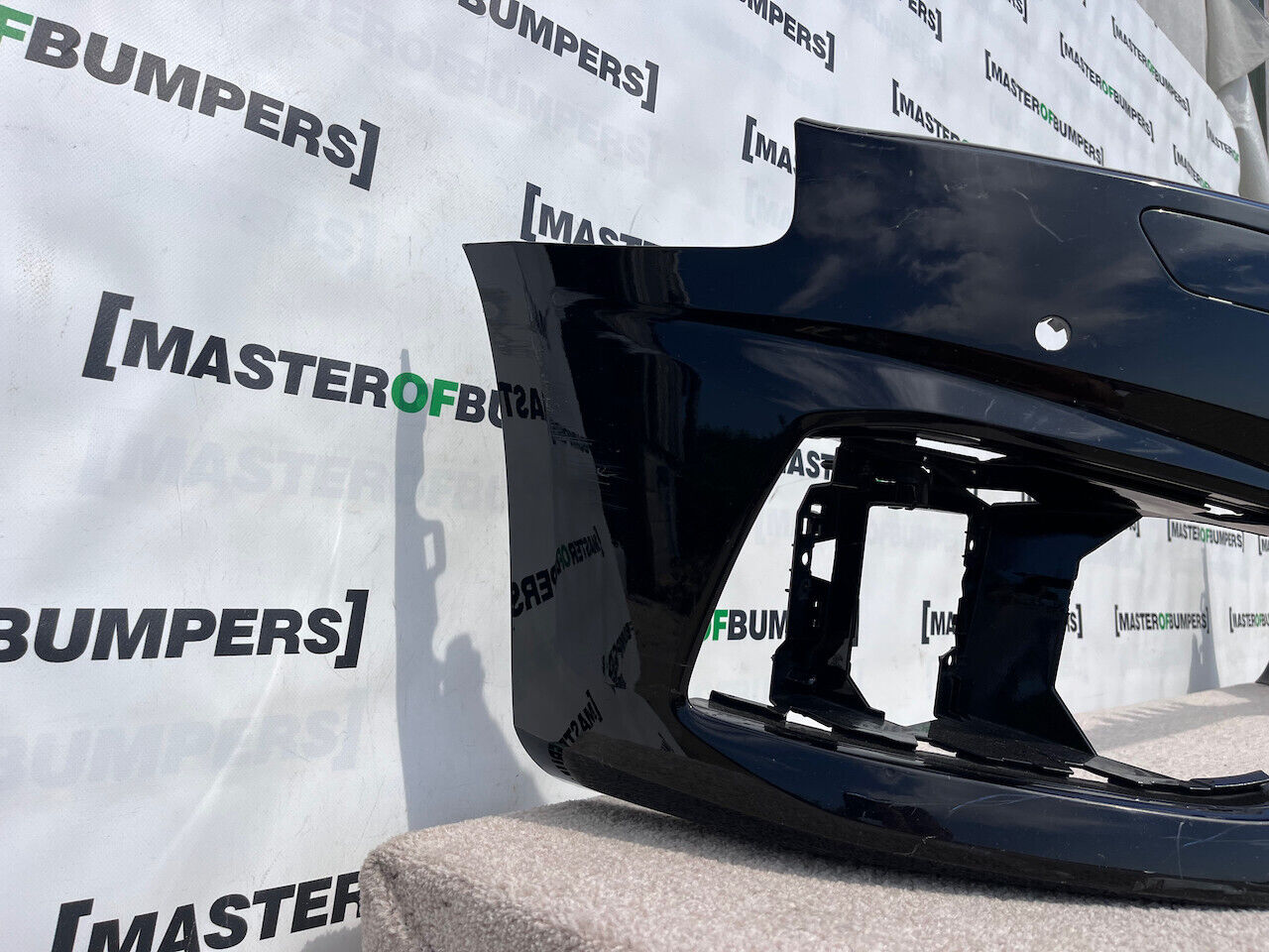 Audi A4 Se Sport Edition B9 Lift 2019-on Front Bumper Black Genuine [a343]