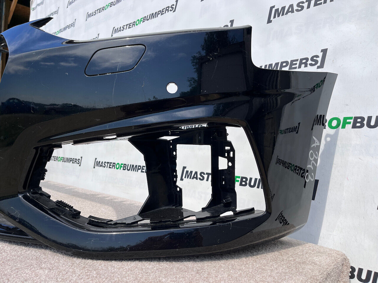 Audi A4 Se Sport Edition B9 Lift 2019-on Front Bumper Black Genuine [a343]
