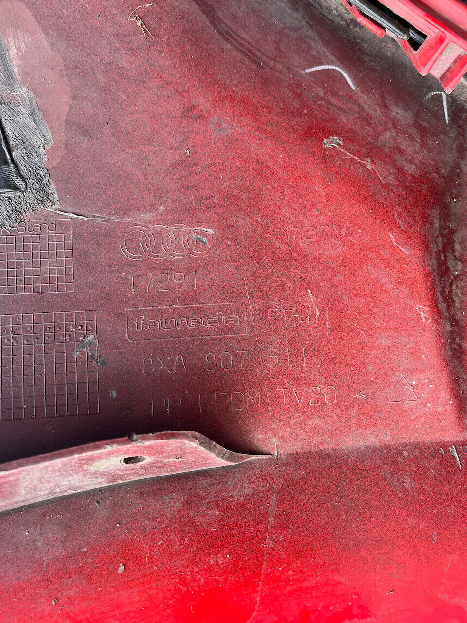 Audi A1 Se 3 And 5 Doors Lift 8xa 2015-2018 Rear Bumper 4 Pdc Genuine [a512]