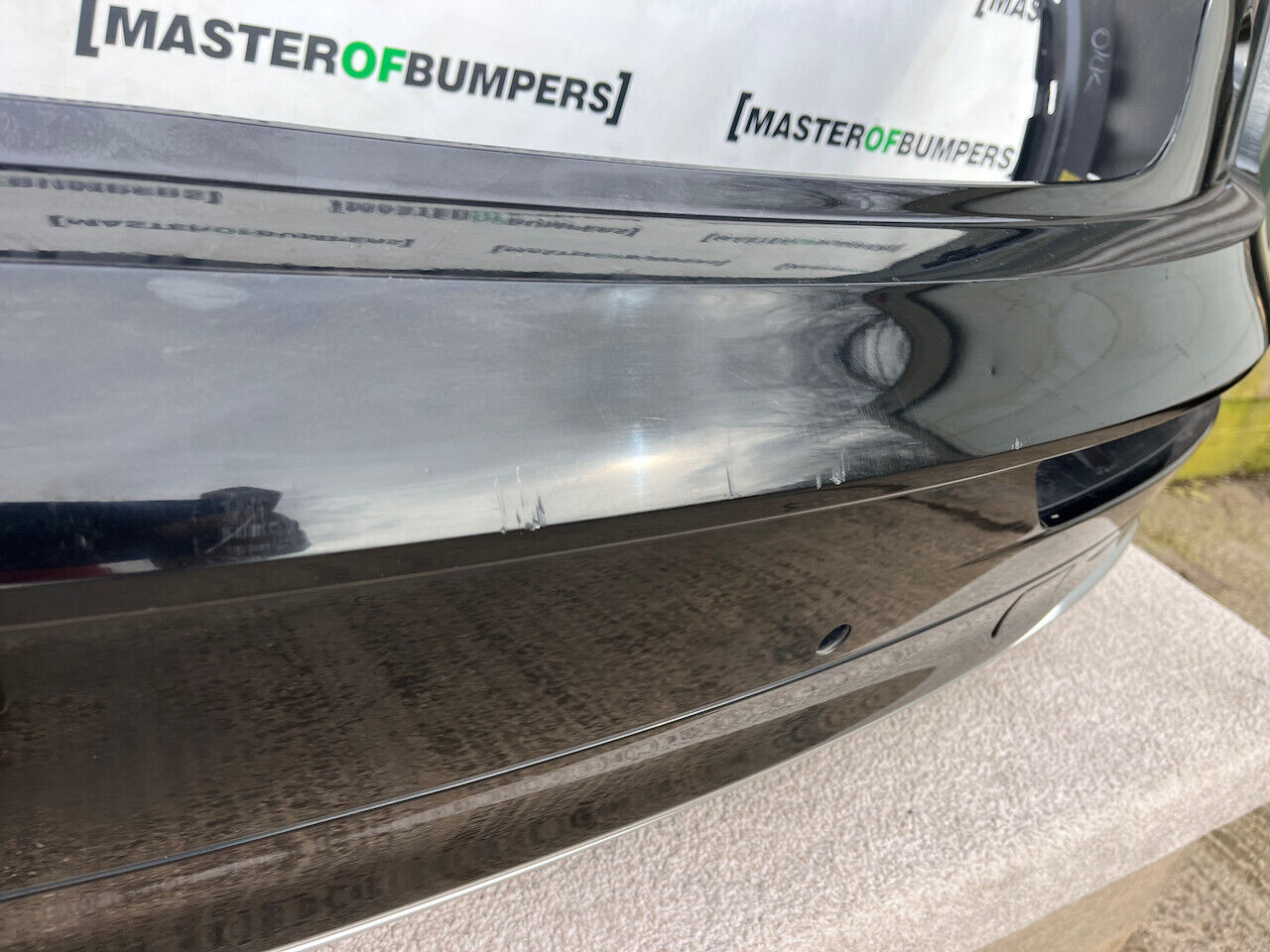 Audi Q5 S Line Sq5 Suv 2017-2020 Rear Bumper W/diffuser 4 Pdc Genuine [a541]