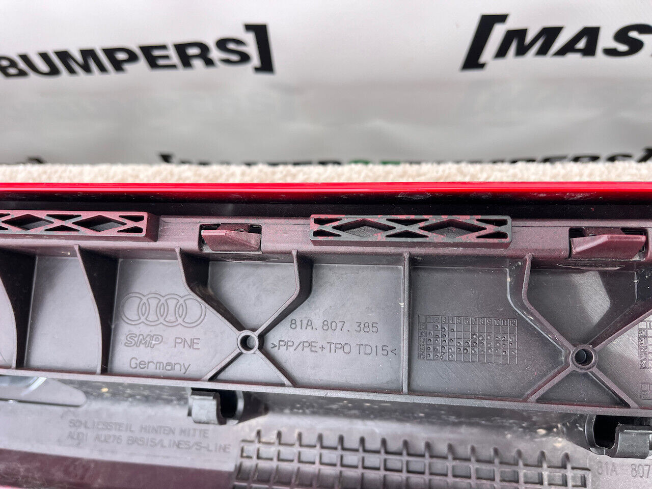 Audi Q2 S Line Hatchback Mk1 2016-2019 Rear Bumper 4 Pdc Genuine [a609]