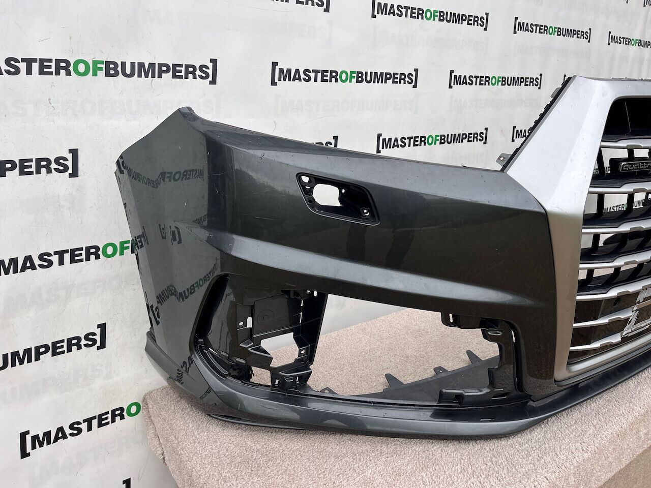 Audi Q7 S Line Sq7 4m 2016-2019 Front Bumper 4 Pdc + Jets Genuine [a652]
