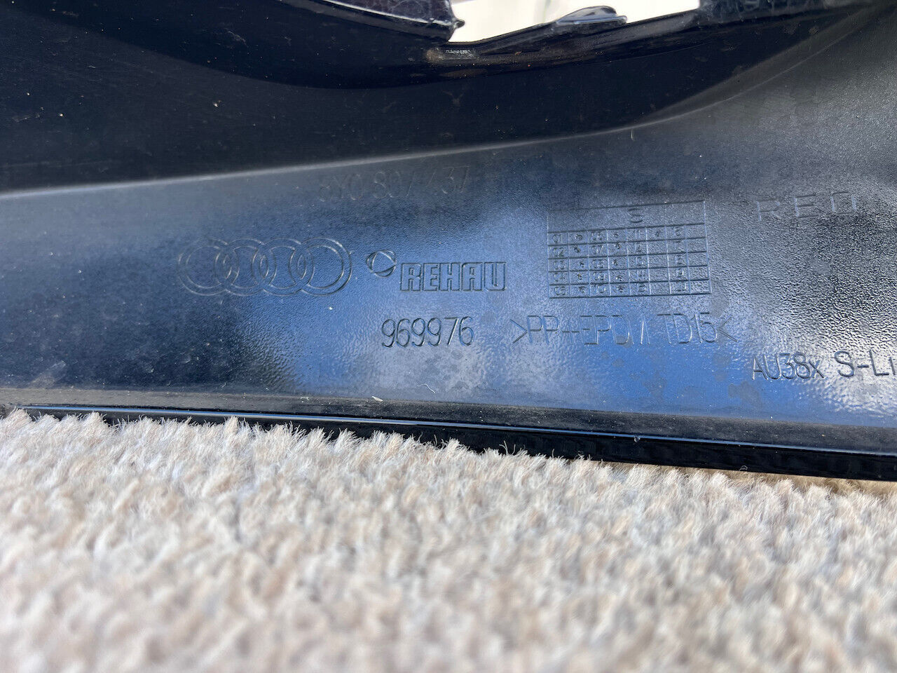 Audi A3 S Line S3 8y Hatchback 2020-2024 Front Bumper 6 Pdc +jets Genuine [a724]