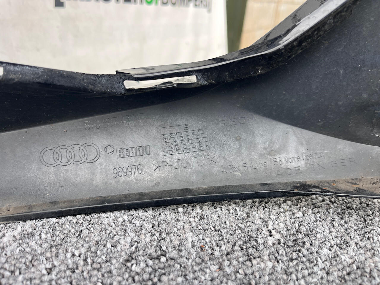 Audi A3 S Line S3 8y Hatchback 2020-2024 Front Bumper 4 Pdc Genuine [a810]