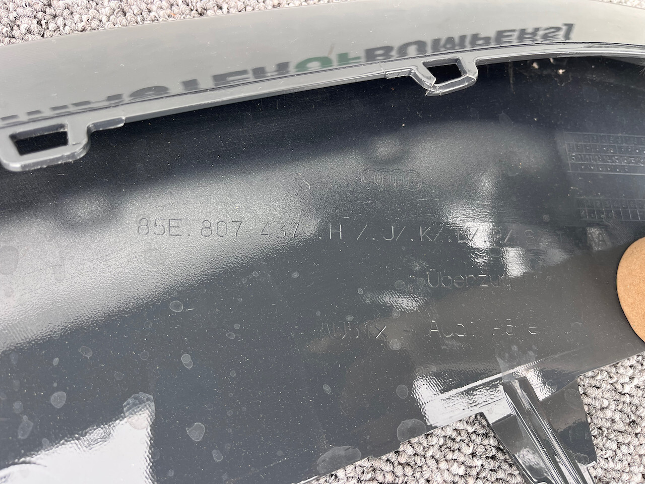 Audi A6 E Tron S Line Estate Sportback 2024-on Front Bumper 6 Pdc Genuine [a812]