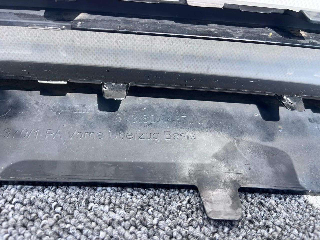 Audi A3 Se Hatchback Face Lift 2016-2019 Front Bumper 4 Pdc Genuine [a844]