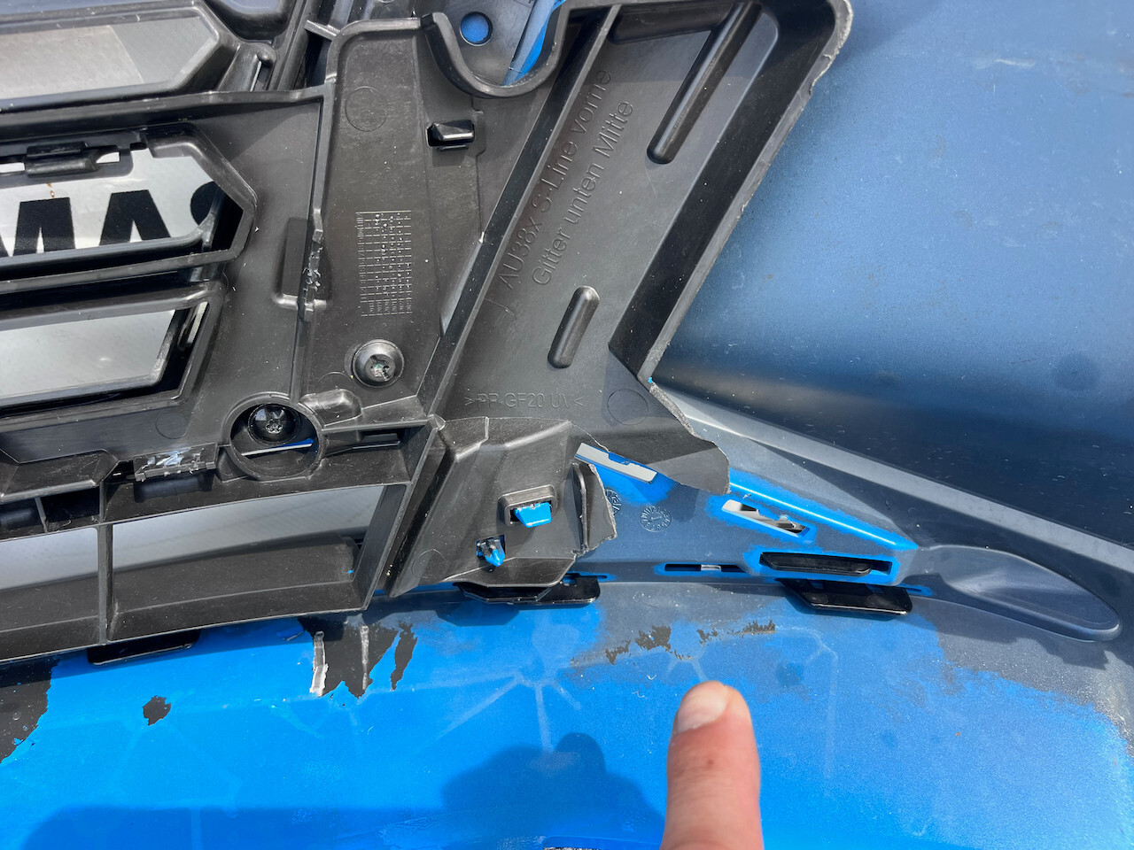 Audi A3 S Line 8y Hatchback 2020-2024 Front Bumper 6pdc Genuine [a847]