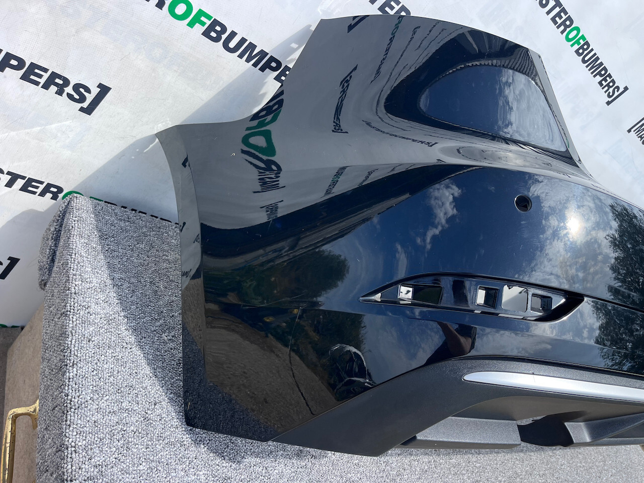 Audi A3 Se Sport Hatchback Lift 2016-2019 Rear Bumper 4 Pdc Genuine [a873]