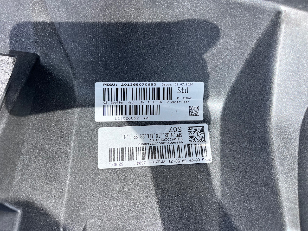 Audi Q2 Sport Tfsi Technik Suv 2017-2020 Rear Bumper 4 Pdc Genuine [a872]