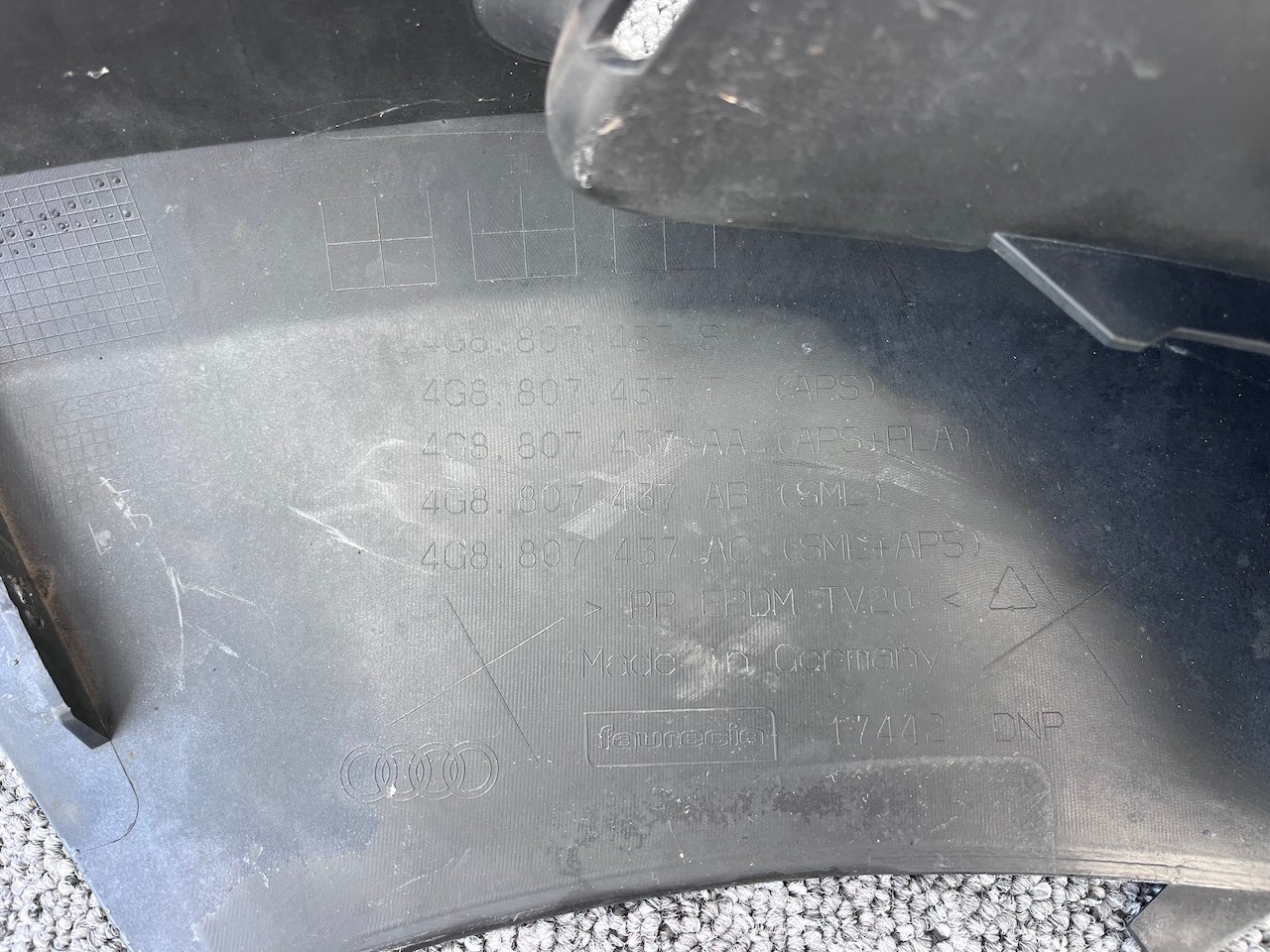 Audi A7 Sport Lift Sportback 2015-2018 Front Bumper 4 Pdc +jets Genuine [a878]