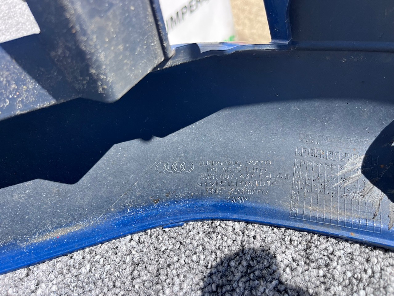 Audi A5 S Line B9 Coupe Cabrio Sportback 2016-2019 Front Bumper Genuine [a881]