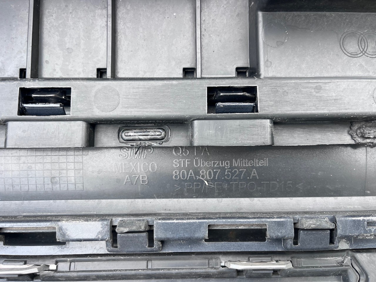 Audi Q5 Sport Basic Se Mk 2020-2024 Rear Bumper W/ Diffuser 6 Pdc Genuine [a815]