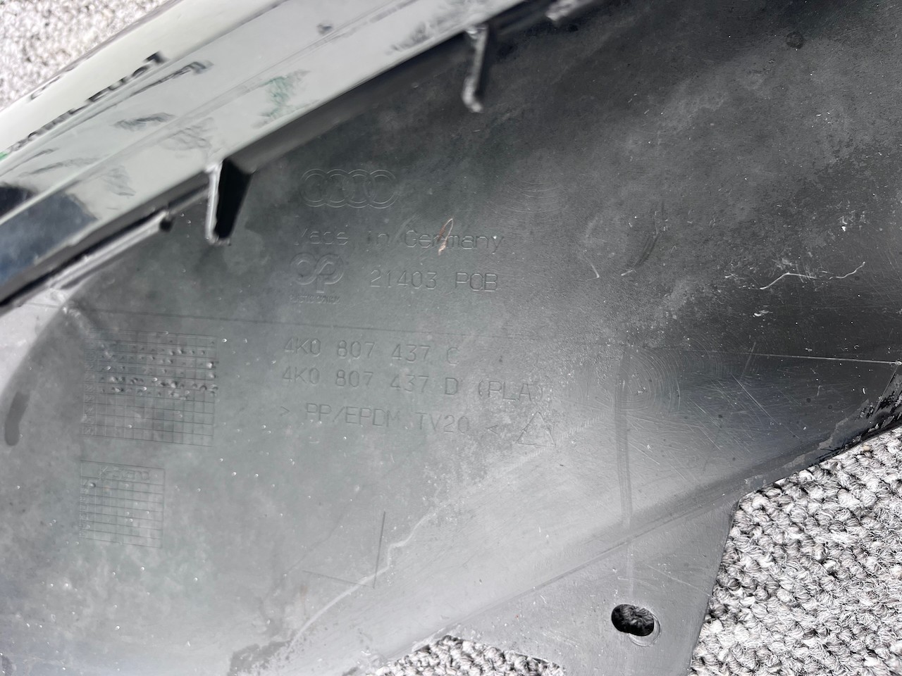 Audi A6 S-line C8 Saloon Estate 2019-2024 Front Bumper 6 Pdc Genuine [a824]