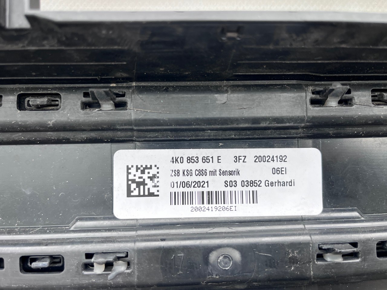 Audi S6 A6 S-line C8 Saloon Estate 2019-2024 Front Bumper 6 Pdc Genuine [a832]