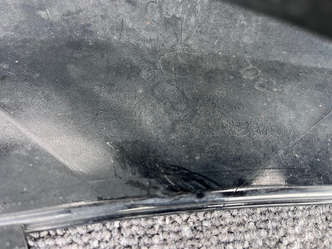 Audi A4 Sport B9 Lift Saloon Estate 2019-2024 Front Bumper 4 Pdc Genuine [a849]