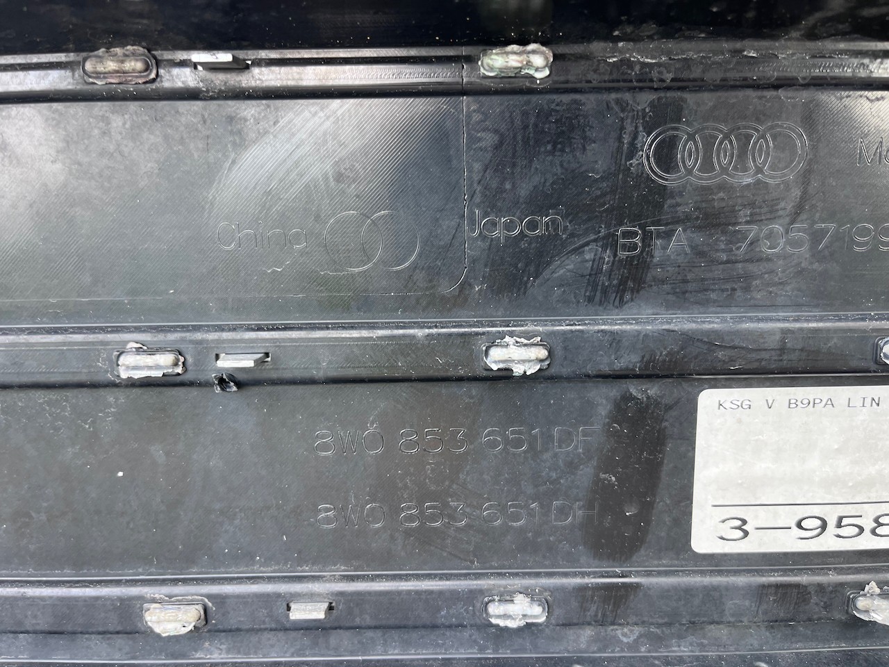 Audi A4 Sport B9 Lift Saloon Estate 2019-2024 Front Bumper 4 Pdc Genuine [a849]