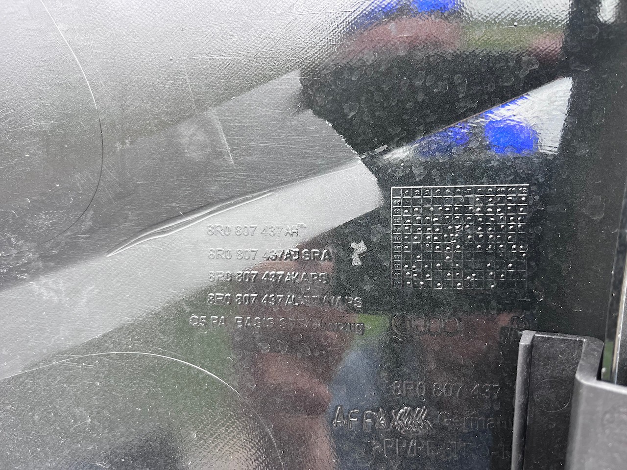 Audi Q5 Se Quattro Suv Mk1 Lift 2012-2016 Front Bumper 4 Pdc Genuine [a859]