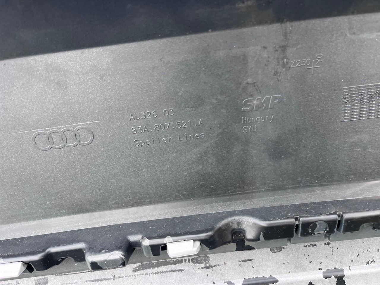 Audi Q3 Se Sport S-tronic 2019-2024 Rear Bumper Lower Parts Genuine [a893]