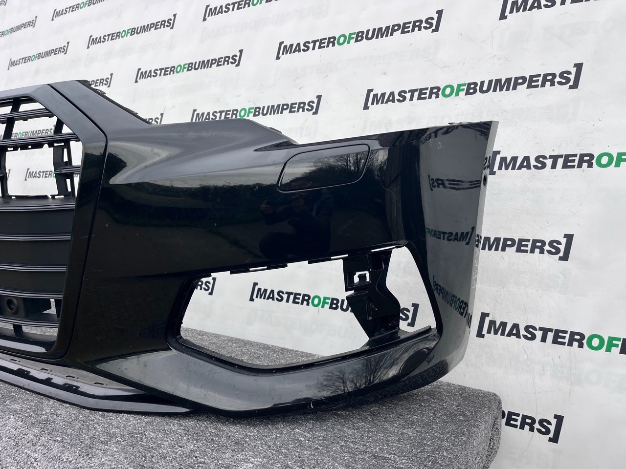 Audi A6 Sport Se C8 2019-2022 Front Bumper 6 Pdc + Jets Genuine [a891]