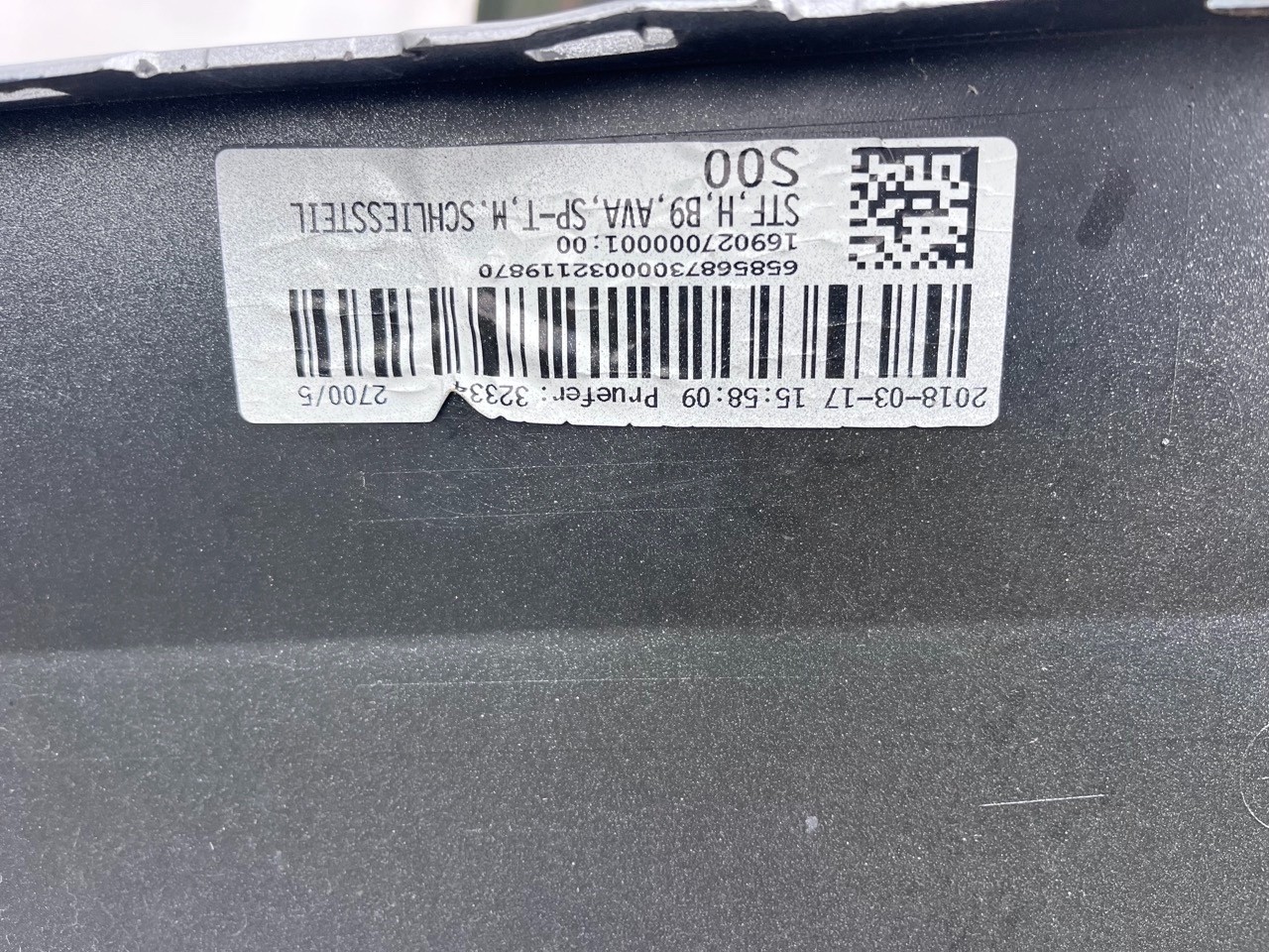 Audi A4 Se Sport Avant Estate B9 2016-2019 Rear Bumper 4 Pdc Genuine [a907]