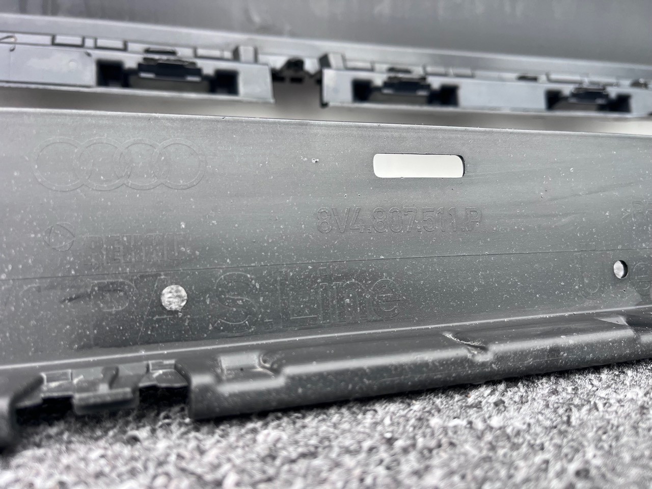 Audi A3 S Line Hatchback V8 Lift 2016-2019 Rear Bumper 4 Pdc Genuine [a911]