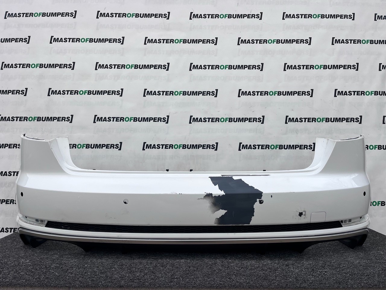 Audi S4 Saloon B9 Pre-lift 2016-2019 Rear Bumper 4 Pdc Genuine [a916]