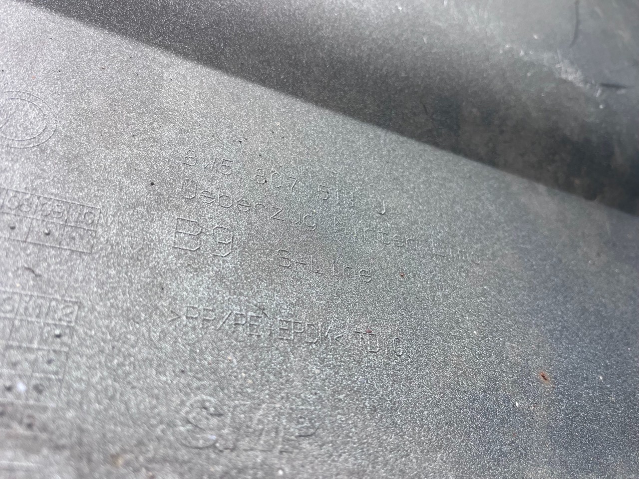 Audi S4 Saloon B9 Pre-lift 2016-2019 Rear Bumper 4 Pdc Genuine [a916]