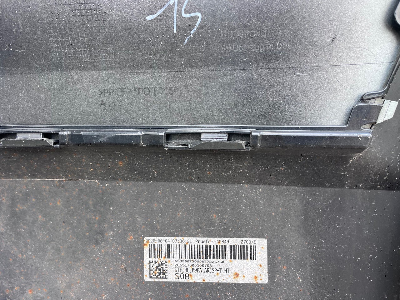 Audi A4 Allroad Avant Estate 2021-2025 Rear Bumper 4 Pdc Genuine [a933]