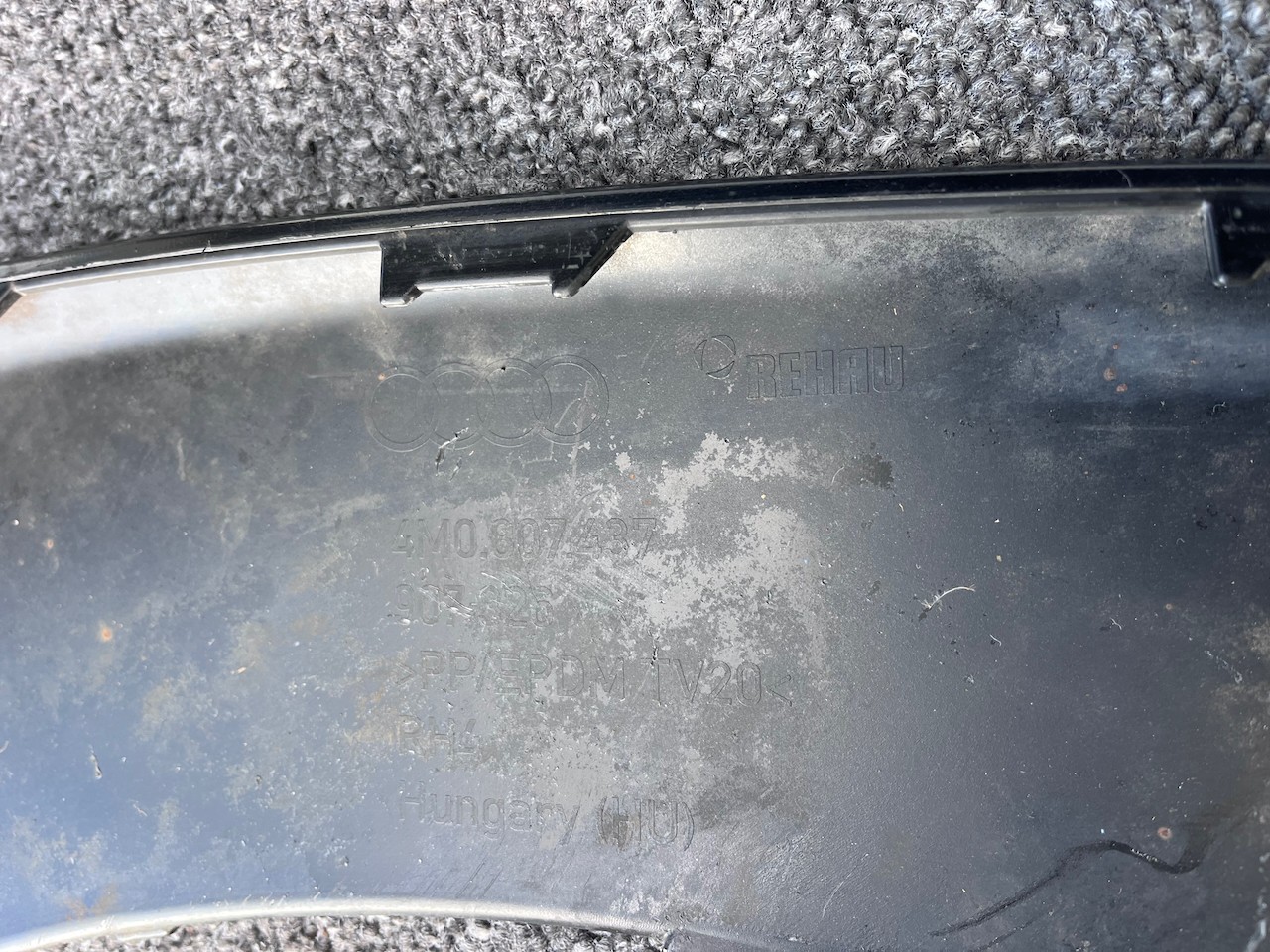 Audi Q7 S Line Black Ediion Mk2 2016-2019 Front Bumper 4 Pdc Genuine [a959]