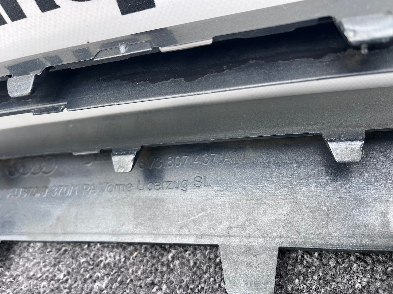 Audi A3 S-line Hatchback 5 Door 2016-2019 Front Bumper No Pdc Genuine [a964]