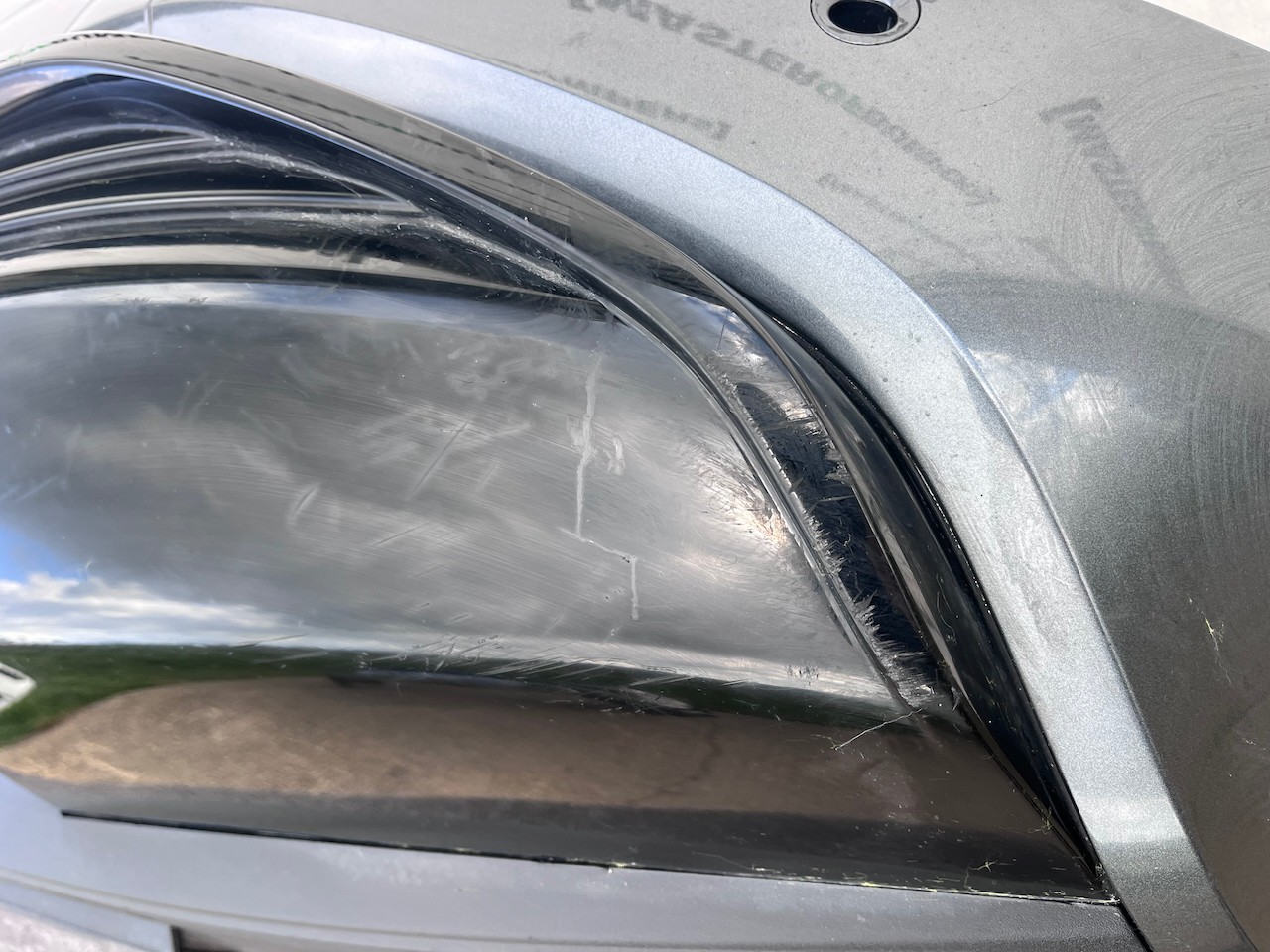 Audi Q6 E-tron S Line Suv 2024-2026 Rear Bumper 6 Pdc Genuine [a970]