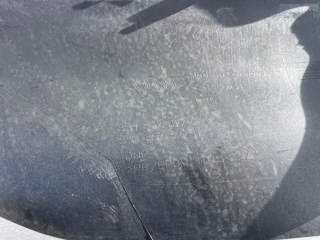 Audi Q6 E-tron S Line Suv 2024-2026 Rear Bumper 6 Pdc Genuine [a970]