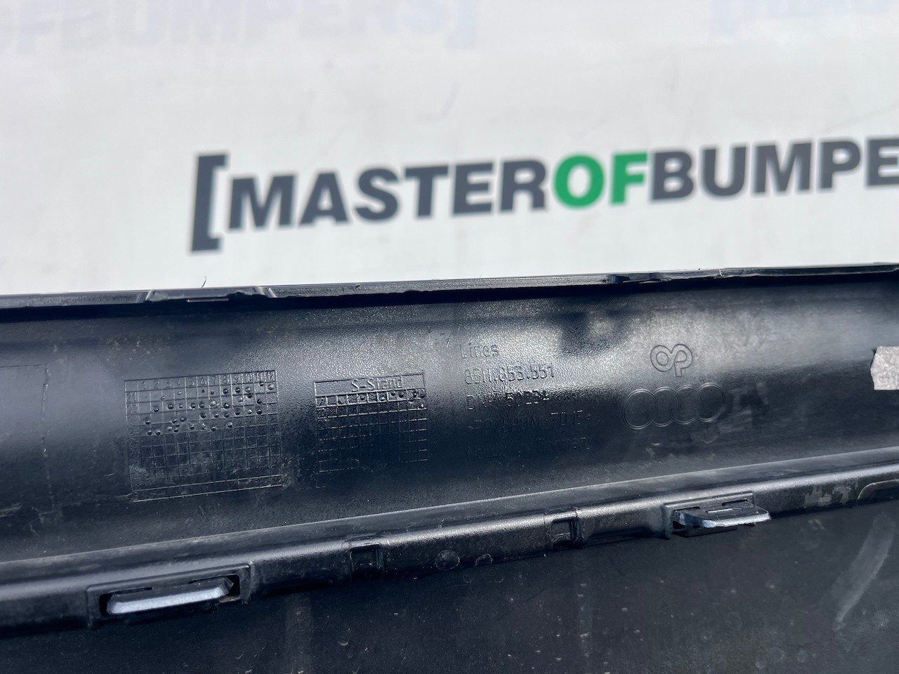 Audi Q6 E-tron S Line Suv 2024-2026 Rear Bumper 6 Pdc Genuine [a970]