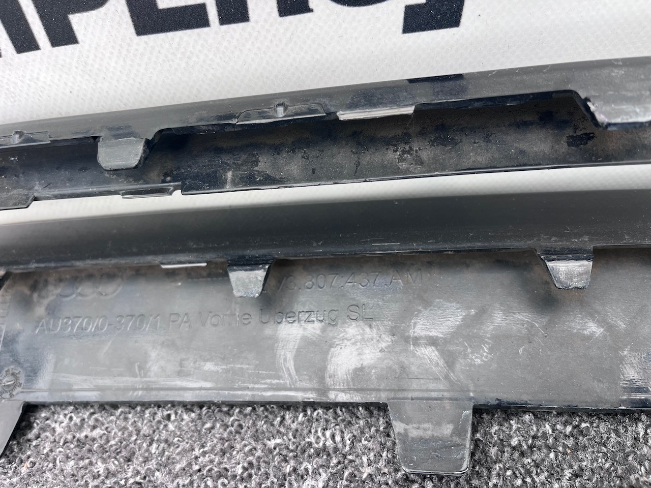 Audi A3 S Line 8v Lift Hatchback 2016-2019 Front Bumper No Pdc Genuine [a989]