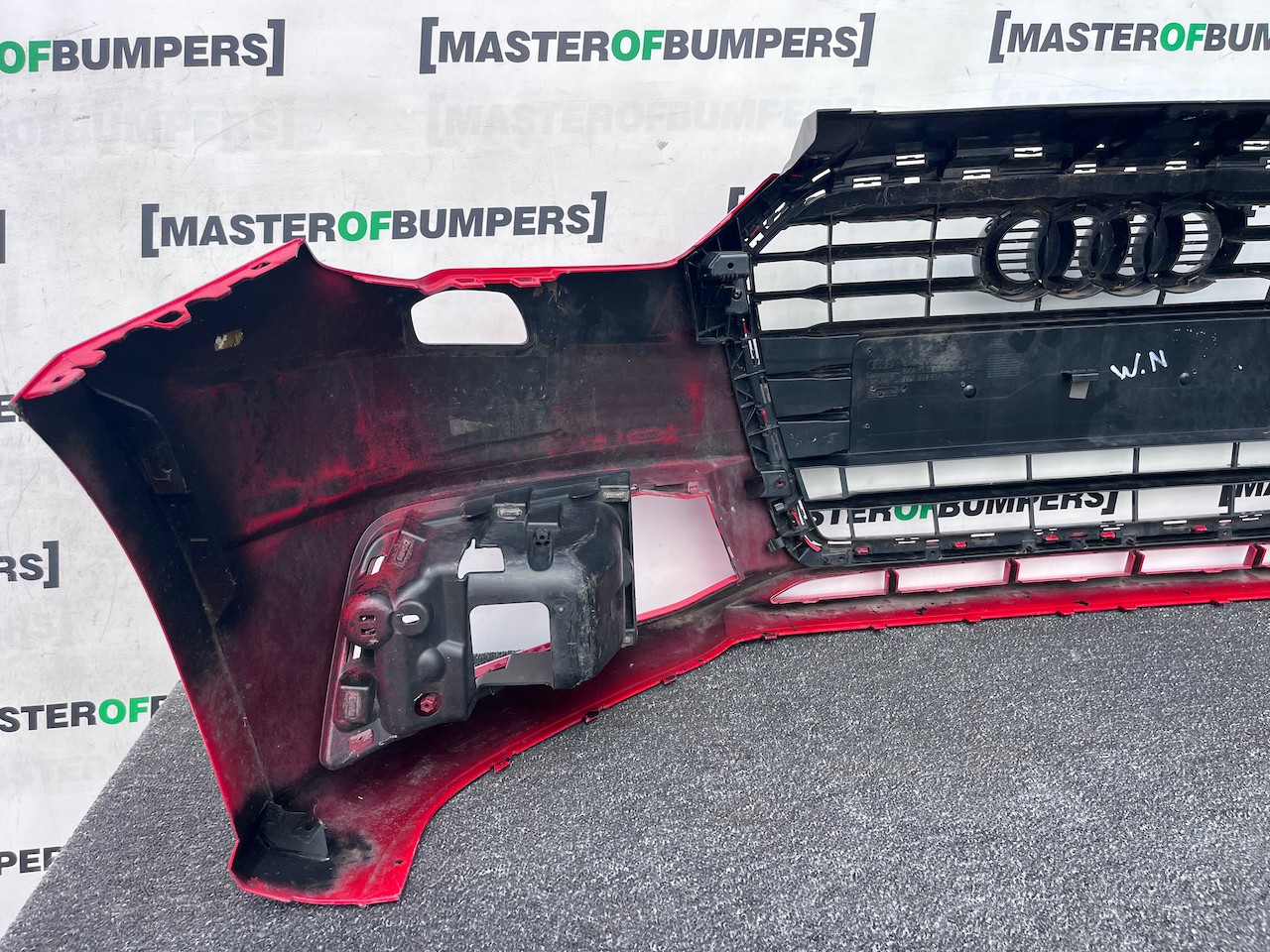 Audi A1 S-line Hatchback Lift 2015-2018 Front Bumper No Pdc Jets Genuine [a2]