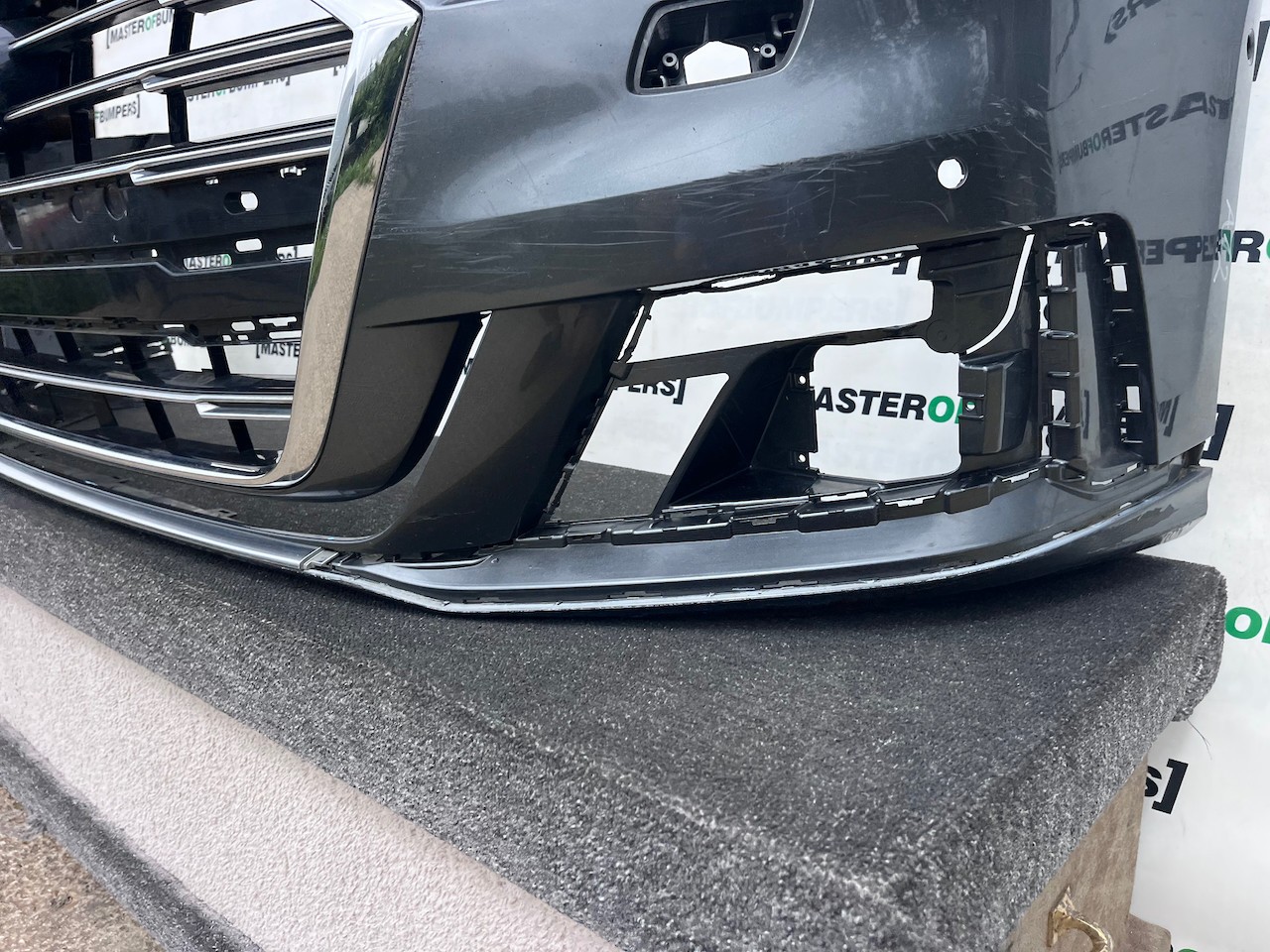 Audi A8 S Line S8 Mk4 Lift Saloon 2021-2024 Front Bumper 6 Pdc Genuine [a12]